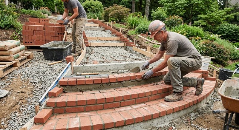 Masonry Steps Installation