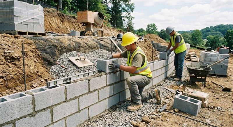 Block Wall Installation in Essex County, MA