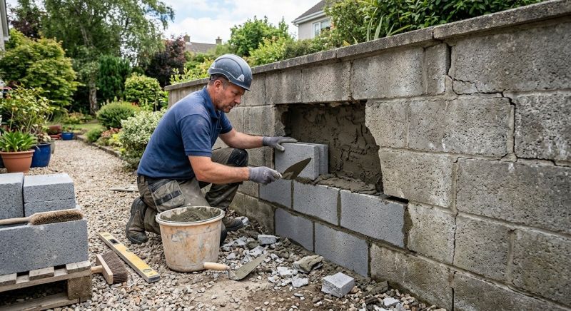 Block Wall Repair in Middleton, MA