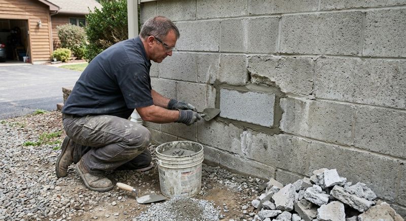 Block Wall Repair in Sherborn, MA
