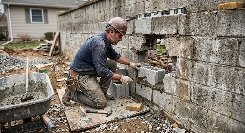 Block Work Repair in Middlesex County, MA