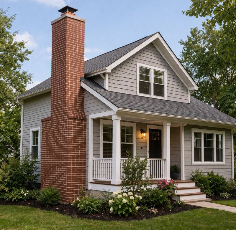 Brick Chimney Installation in Middlesex County, MA