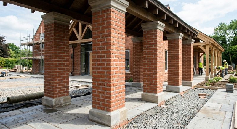 Brick Columns Installation in Middlesex County, MA