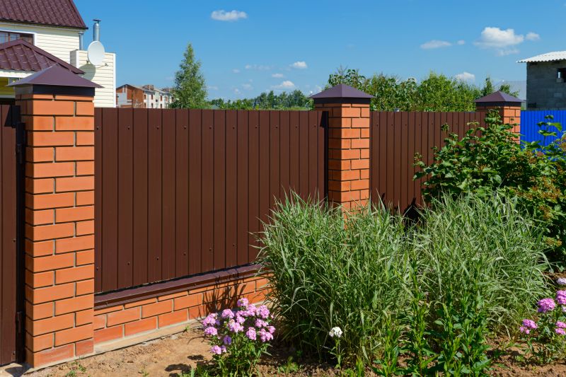 Brick Fence Installation in Middlesex County, MA