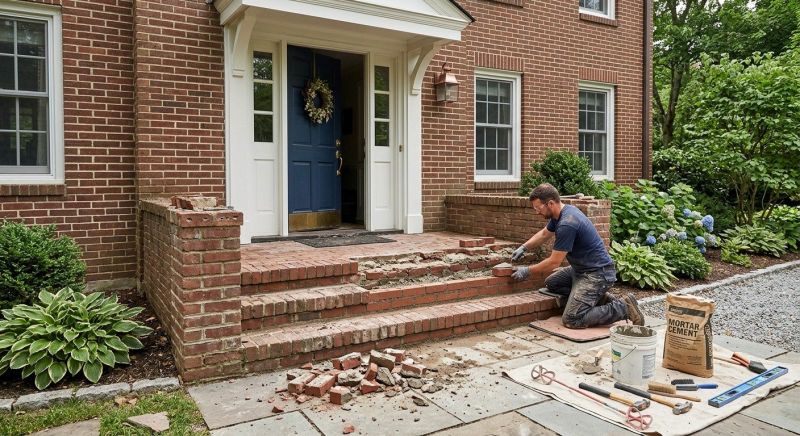 Brick Flatwork Repair in Chelmsford, MA