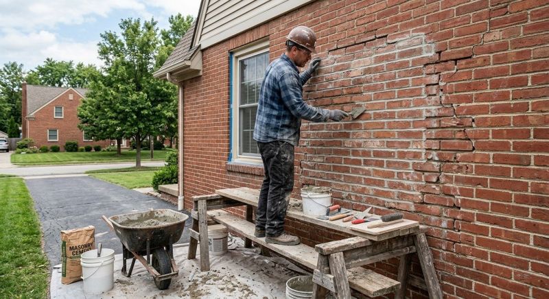 Brick Flatwork Repair in Hingham, MA