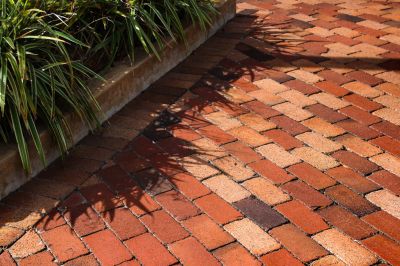 Brick Hardscape Installation in Holliston, MA