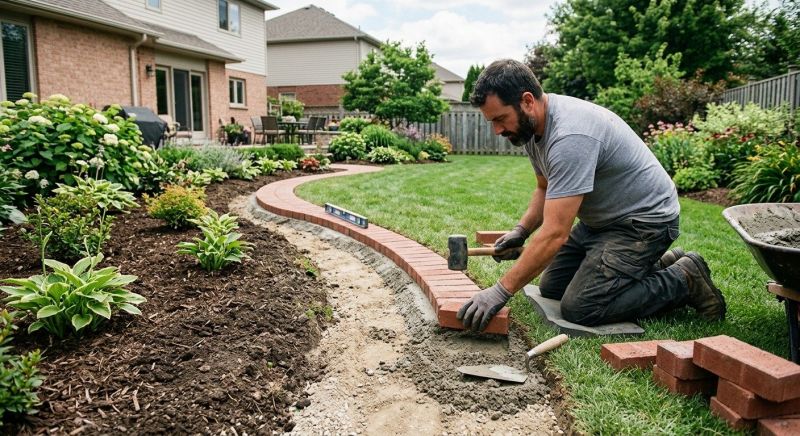 Brick Hardscaping Installation in Gloucester, MA