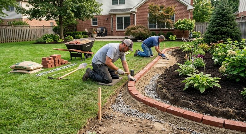 Brick Hardscaping Installation in Quincy, MA