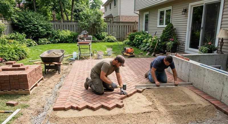 Brick Paving Installation in Billerica, MA