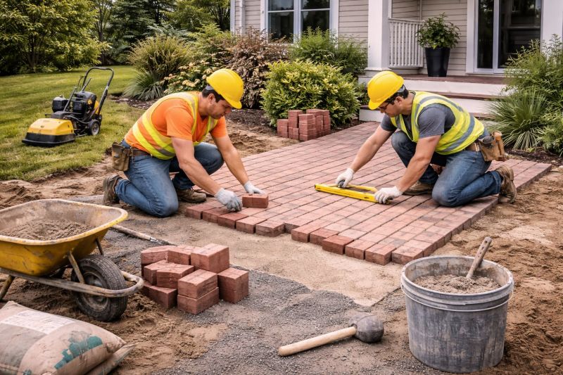 Brick Paving Installation in Chelsea, MA