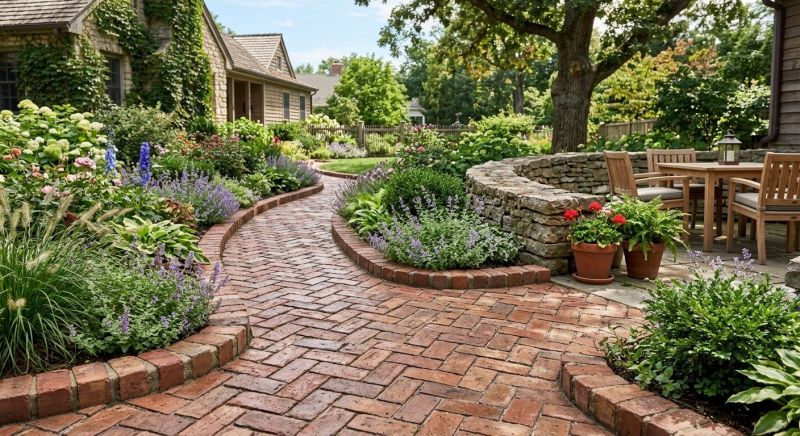 Brick Paving Installation in North Andover, MA