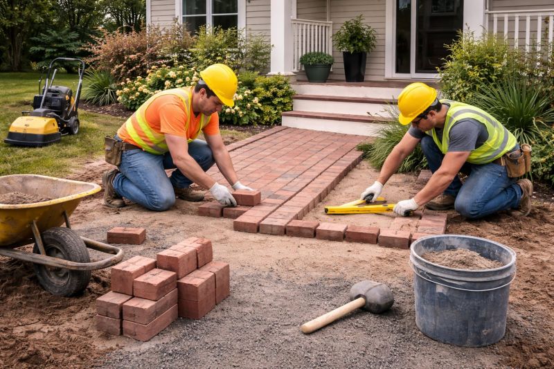 Brick Paving Installation in South Weymouth, MA