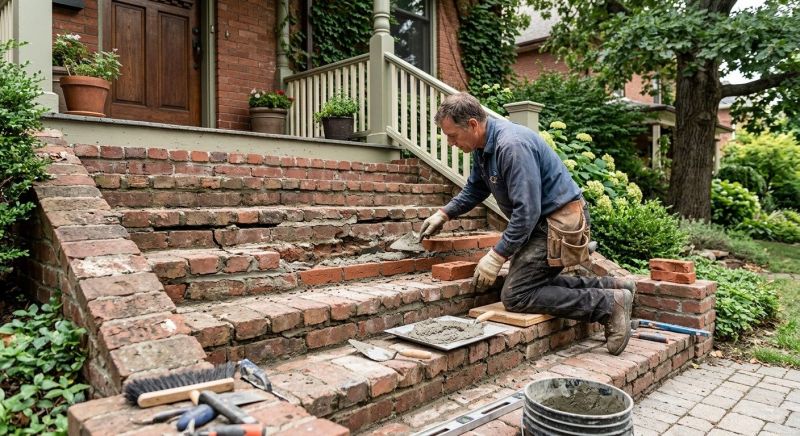 Brick Repair in Abington, MA