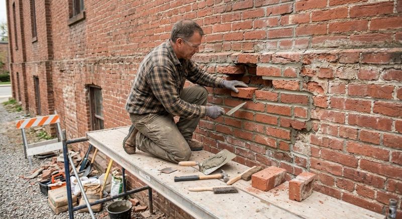 Brick Repair in Brockton, MA