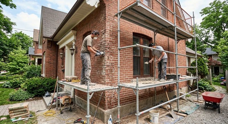 Brick Restoration in Waltham, MA