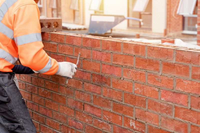Brick Wall Installation in Hingham, MA