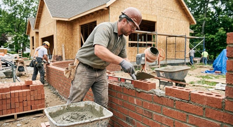 Brick Wall Installation in Malden, MA