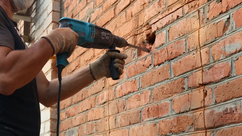 Brick Wall Repair in Chestnut Hill, MA