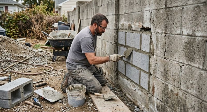 Cinder Block Repair in Middlesex County, MA