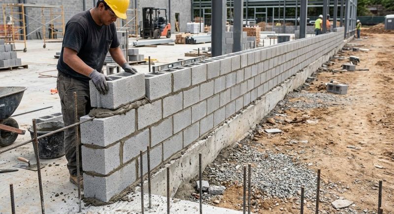 Cinder Blocks Installation in Brookline, MA