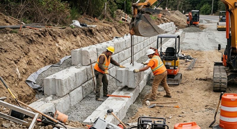Cinder Blocks Installation in Everett, MA