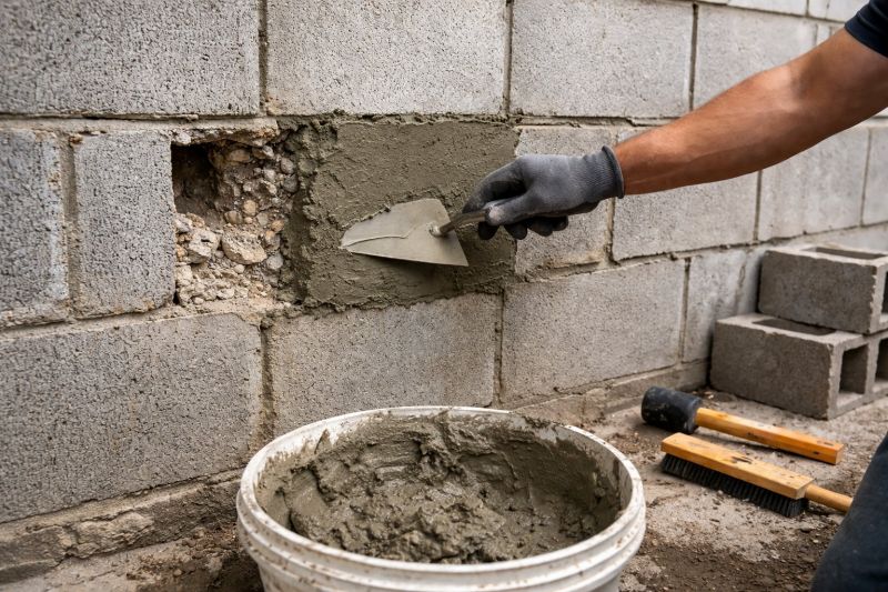 Concrete Block Repair in Charlestown, MA