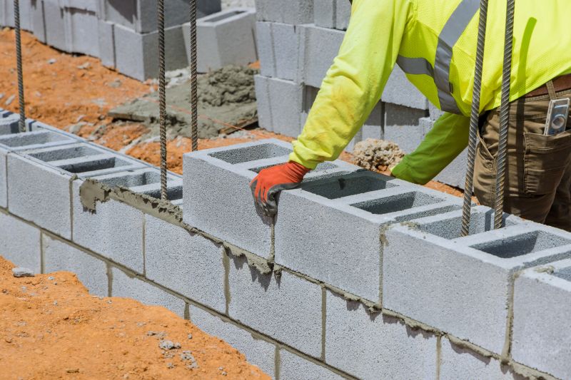 Concrete Blocks Installation in Canton, MA