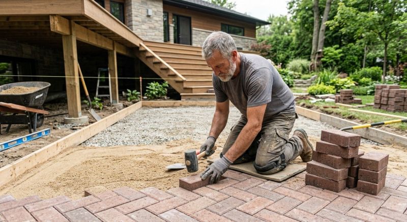 Deck Masonry Installation in Middlesex County, MA