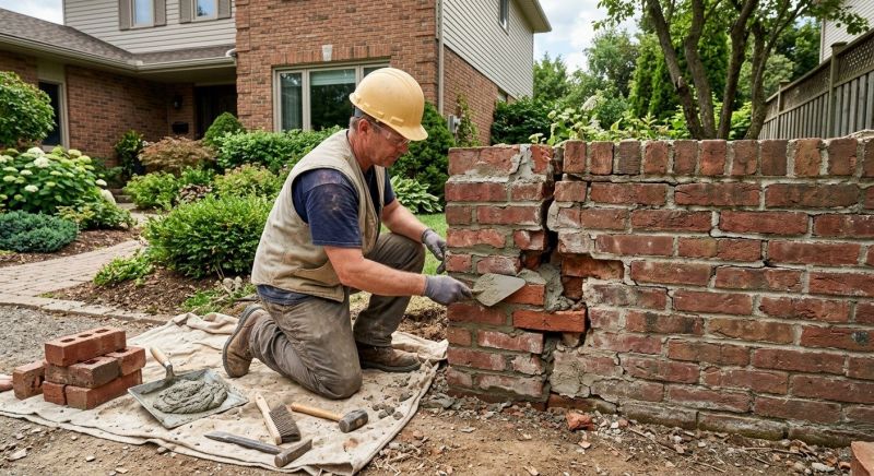 Masonry Wall Repair in Middlesex County, MA