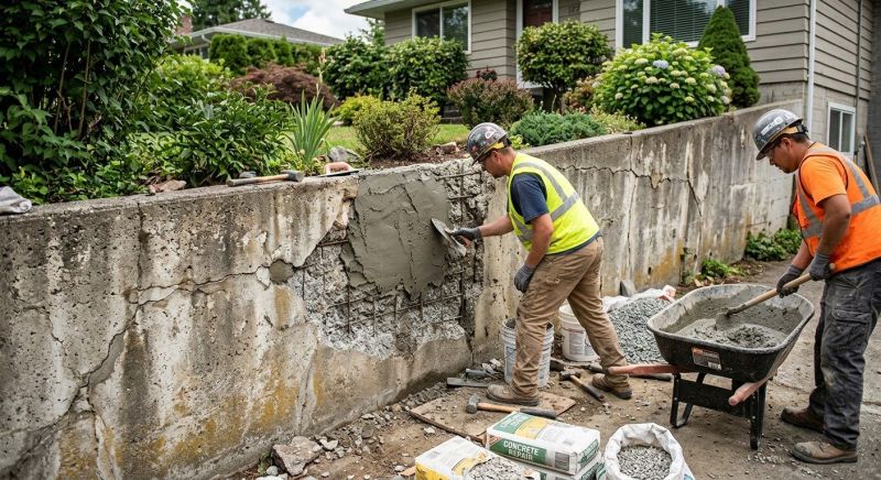 Retaining Wall Repair in Danvers, MA