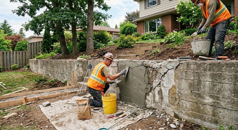 Retaining Wall Repair in Everett, MA