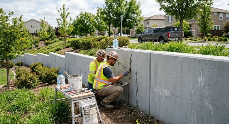 Retaining Wall Repair in Littleton, MA