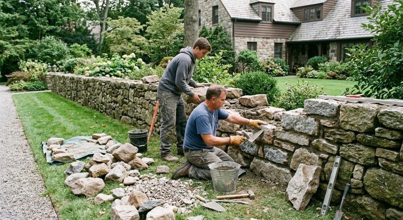 Retaining Wall Repair in Lowell, MA