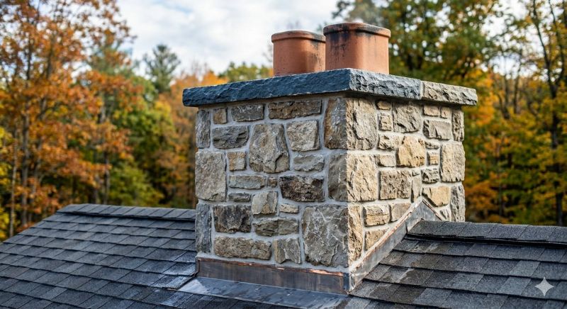 Stone Chimney Installation in Middlesex County, MA