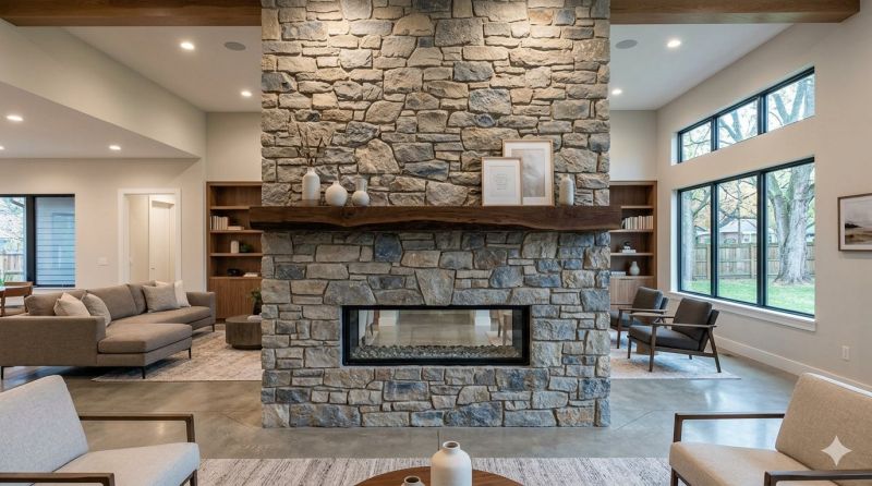 Stone Chimney Installation in Wayland, MA