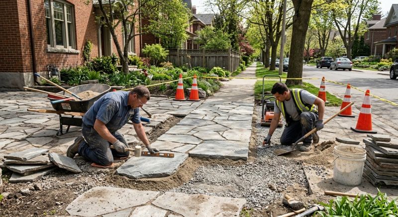 Stone Driveway Repair in Middlesex County, MA