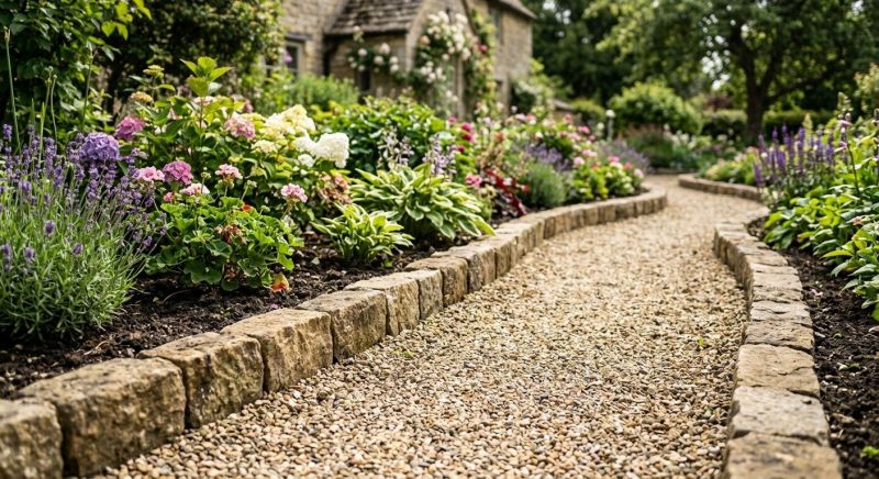 Stone Edging Installation in Middlesex County, MA