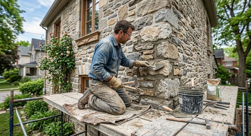 Stone Masonry Repair in Groveland, MA
