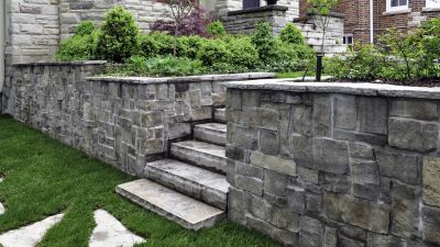 Stone Wall Hardscaping in Middlesex County, MA