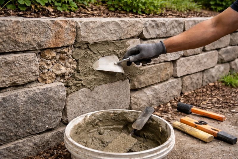 Stone Wall Repair in Hanover, MA