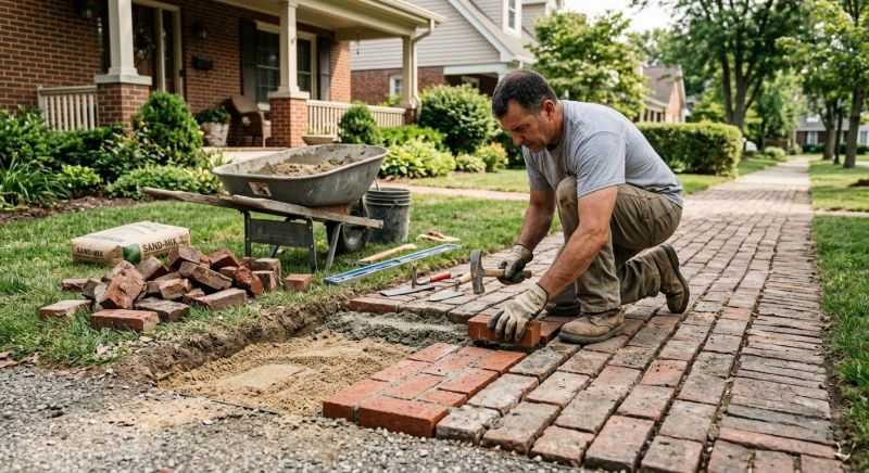 Brick Flatwork Repair in West Roxbury, MA